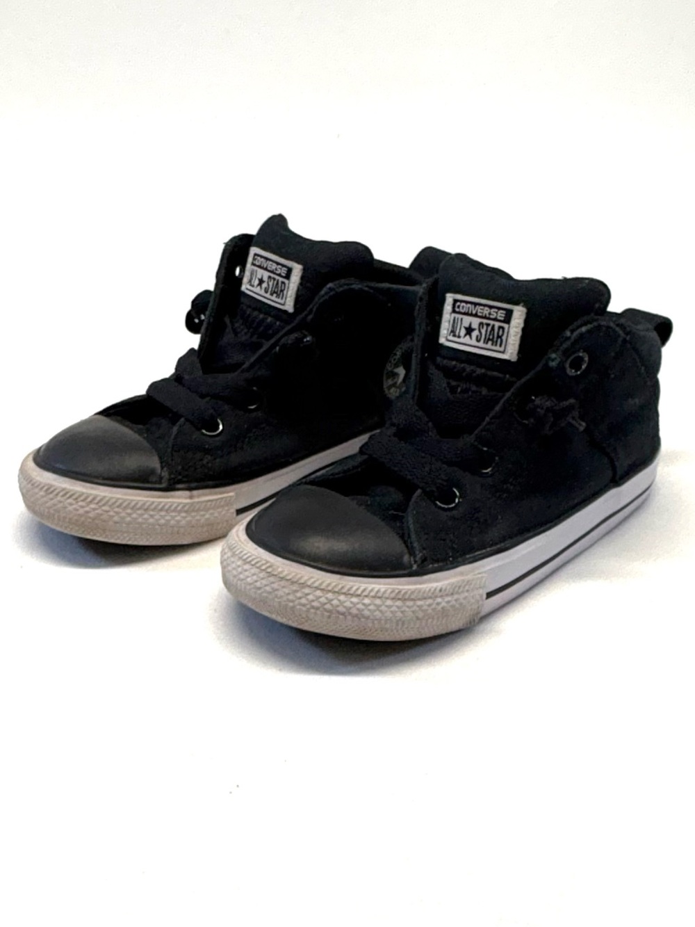 Converse Chuck Taylor All Star Brea Black Gold High Top Toddler Sneaker Size